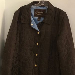 Coach Signature Car Jacket